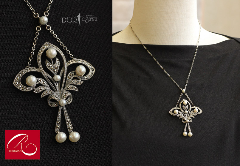 楽天市場】【碌山】 シルバー シードパール ネックレス ペンダント