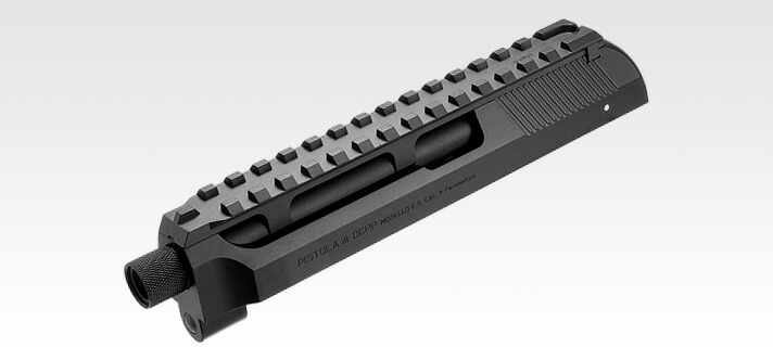 楽天市場】電動ハンドガン M93R用 スライド一体型 マウントレイル