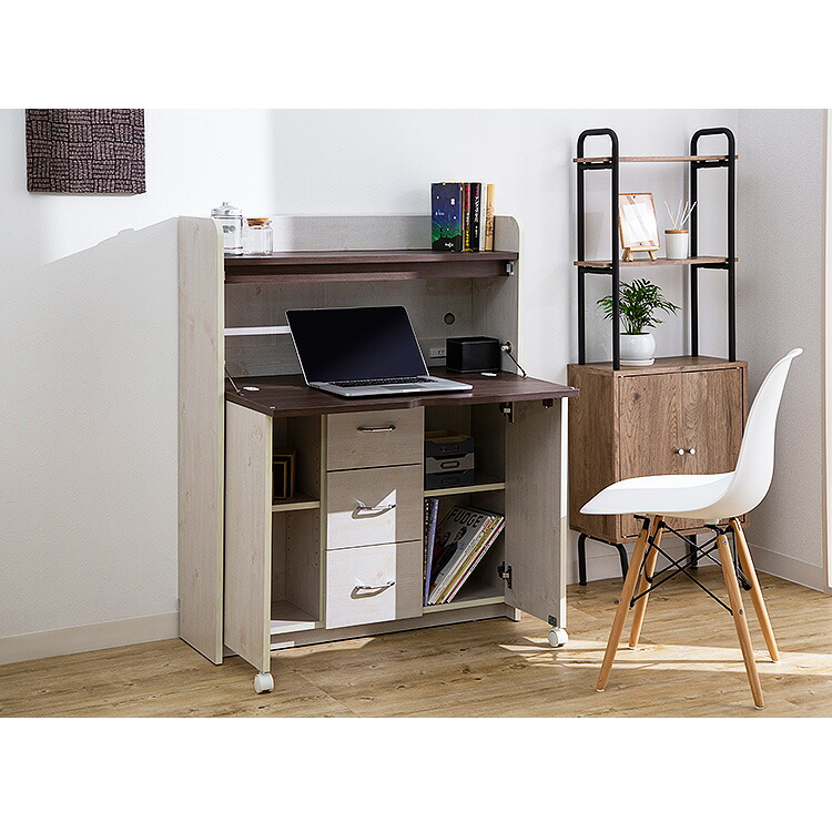 楽天市場】学習机 折りたたみ 勉強机 ライティングデスク FJ-010-IR 幅