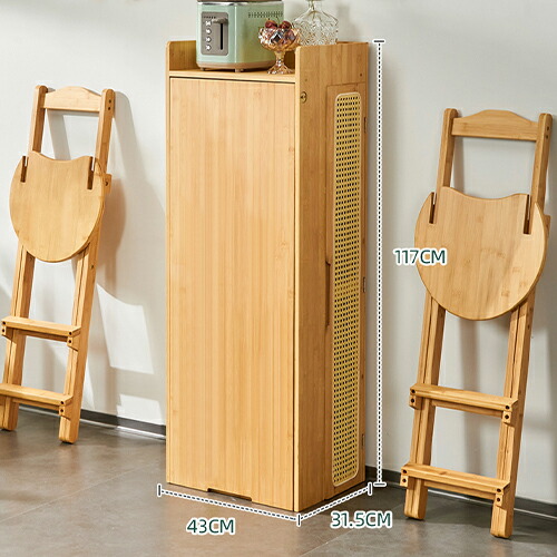 ナチュラルウッド カウンターテーブル 折りたたみ式 Coleman