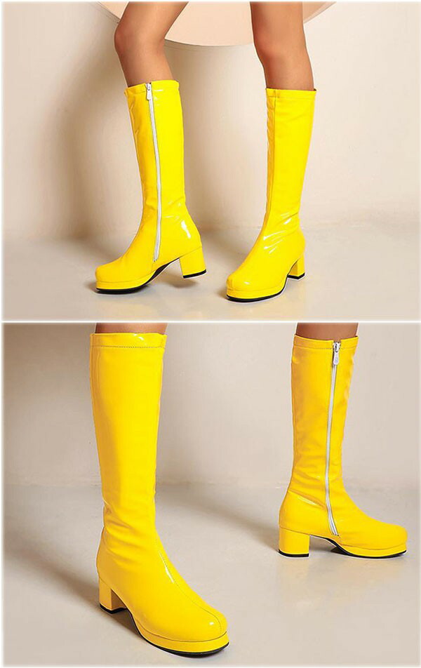 楽天市場】ロングブーツ ヒール5cm 太ヒール ブーツ 美脚 カジュアル