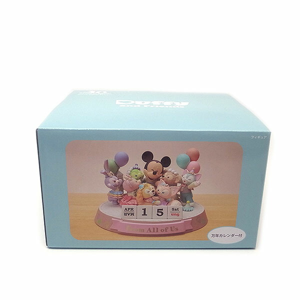 楽天市場】ダッフィー＆フレンズ フィギュア 万年カレンダー