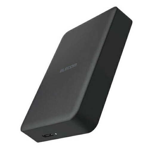 楽天市場】elecom ポータブルハードディスク elp-gtv020ubkの通販