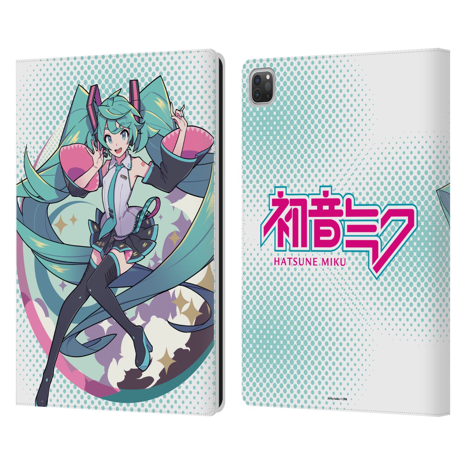 楽天市場】公式ライセンス Hatsune Miku グラフィック レザー手帳型