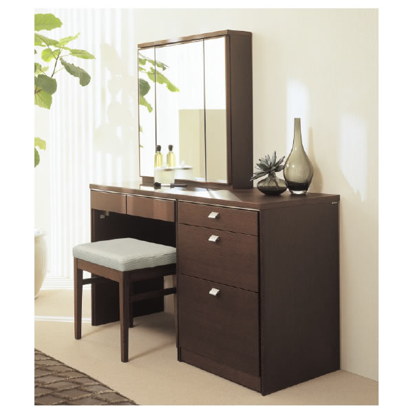 楽天市場】カリモク 鏡台 三面鏡 ドレッサー【QT2321】 : エコノミー