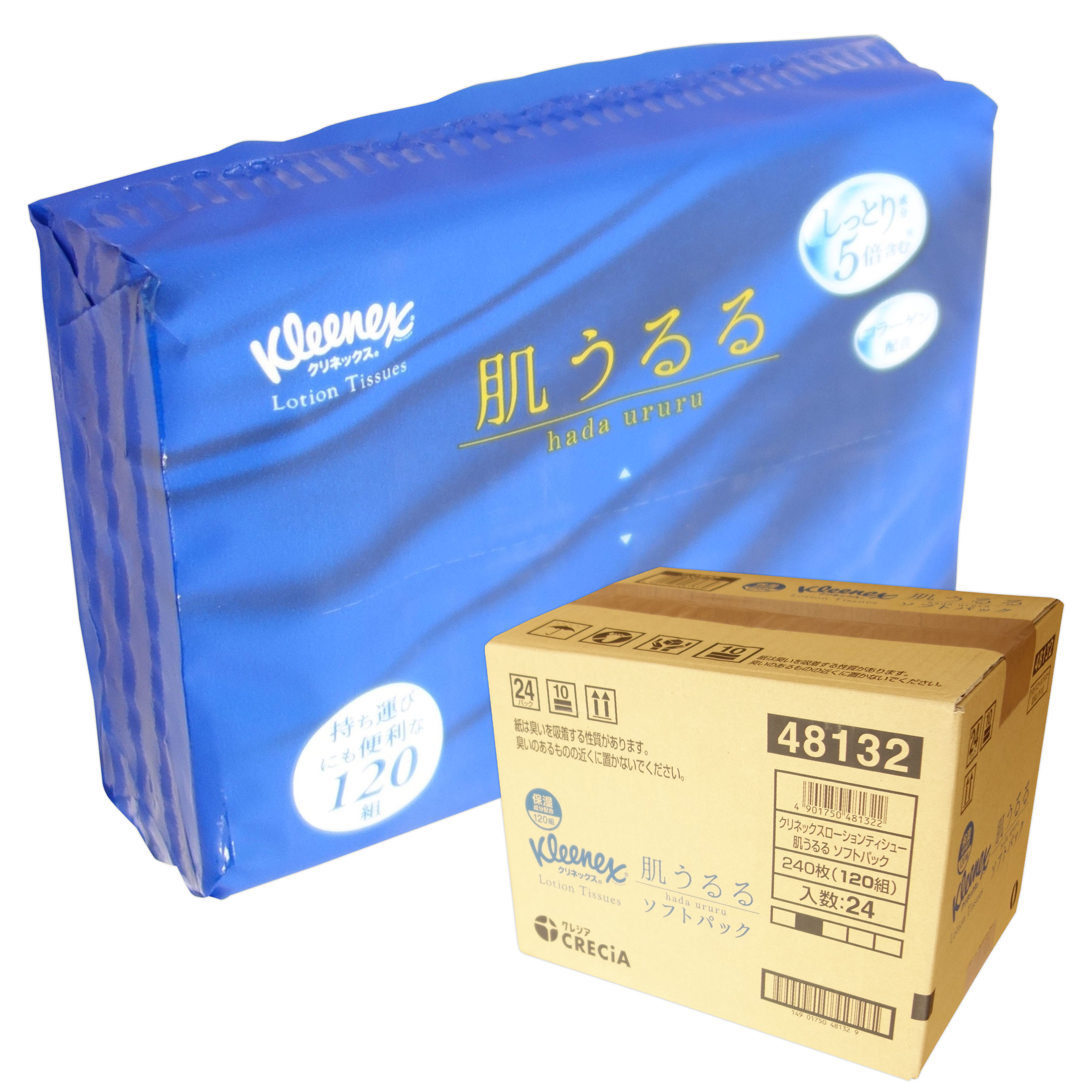 楽天市場】クリネックス ティシュー ローション 肌うるる ソフトパック