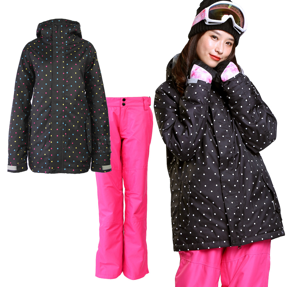 楽天市場】スノーボードウェア レディース 上下セット VAXPOT(バック