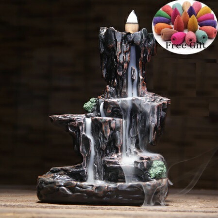 楽天市場】【最大3％OFF】 香炉 倒流香 煙が下に落ちる コーン付き