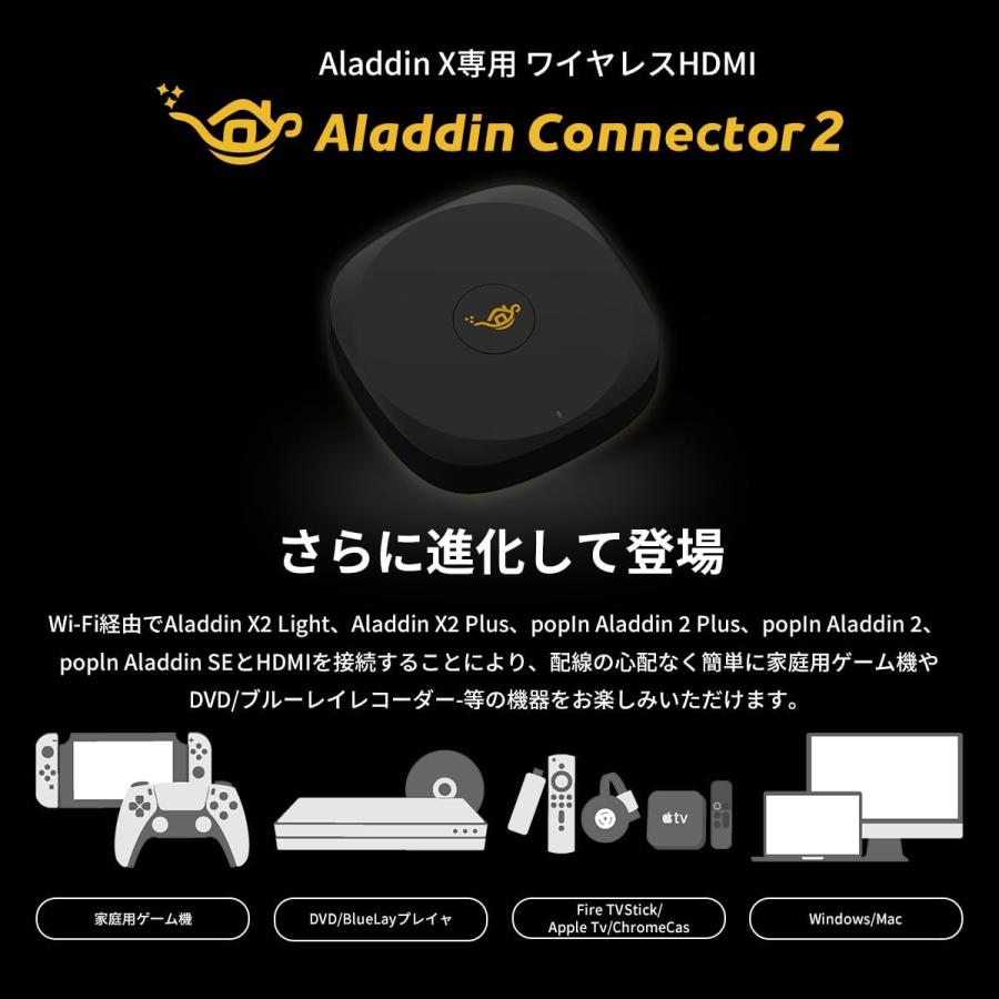 楽天市場】Aladdin（アラジン） Connector 2 HDMI接続器 蔦屋家電