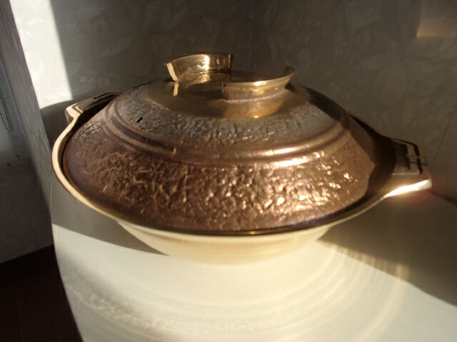 楽天市場】砲金製 寄せ鍋 蓋付 27cm 砲金鍋 蓋付タイプ （かっぱ橋