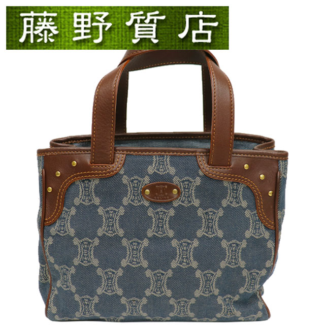 楽天市場】セリーヌ CELINE デニム ミニ バック ハンドバッグ ブルー系
