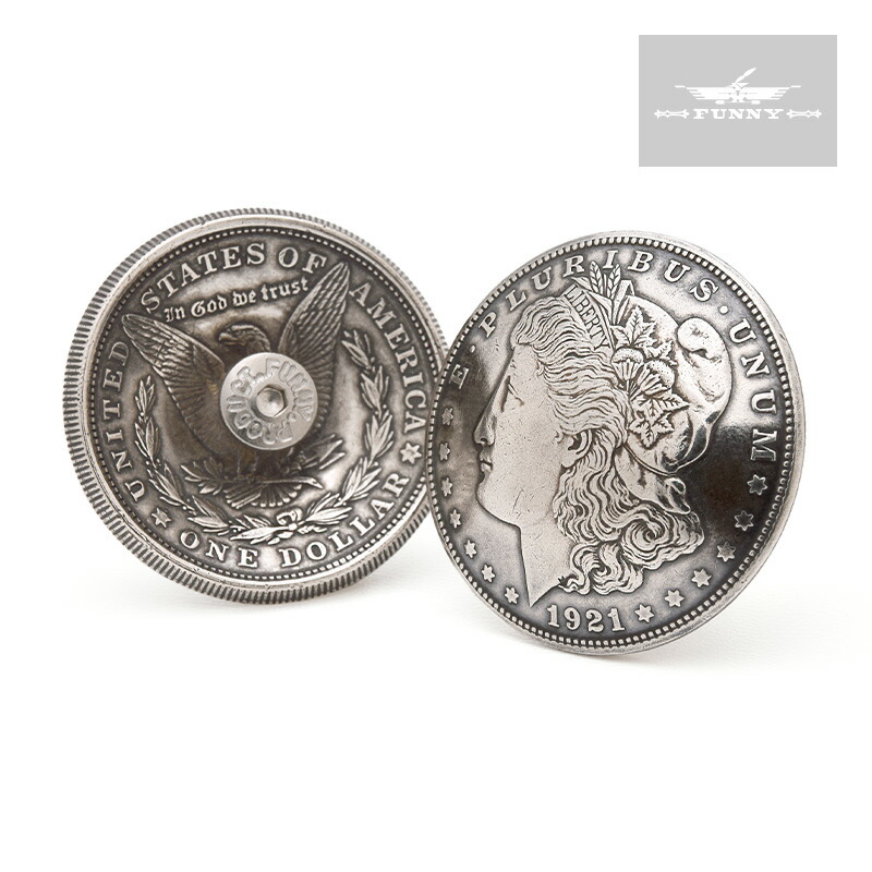 楽天市場】【FUNNY公式ストア】 ファニー コイン コンチョ 1ドル