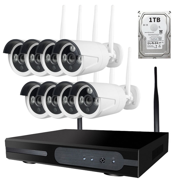 楽天市場】【2月末頃入荷予定】ワイヤレス防犯カメラ8台セット(NVR