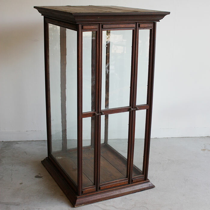 楽天市場】【中古】アンティーク ガラスショーケース | ショーケース
