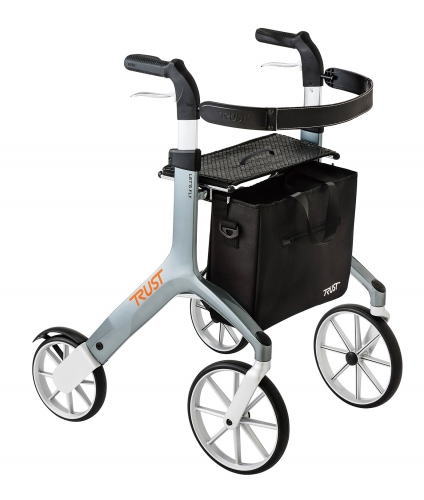 楽天市場】入荷待ち 介護用4輪歩行車 Let's Fly/レッツフライ グレー