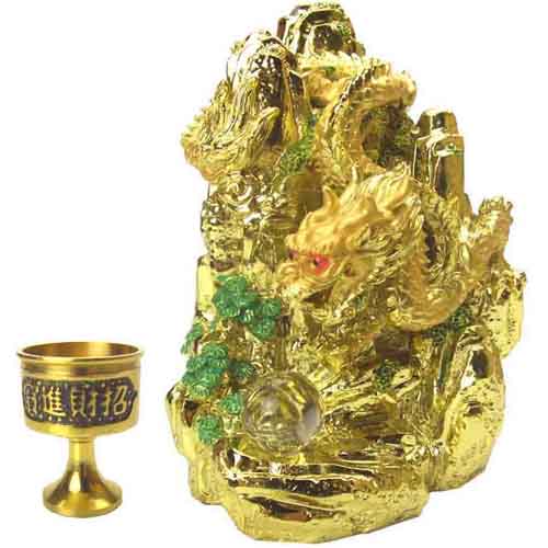 楽天市場】【送料無料】≪寿山石≫黄金皇帝・山水龍 特典◇天然水晶