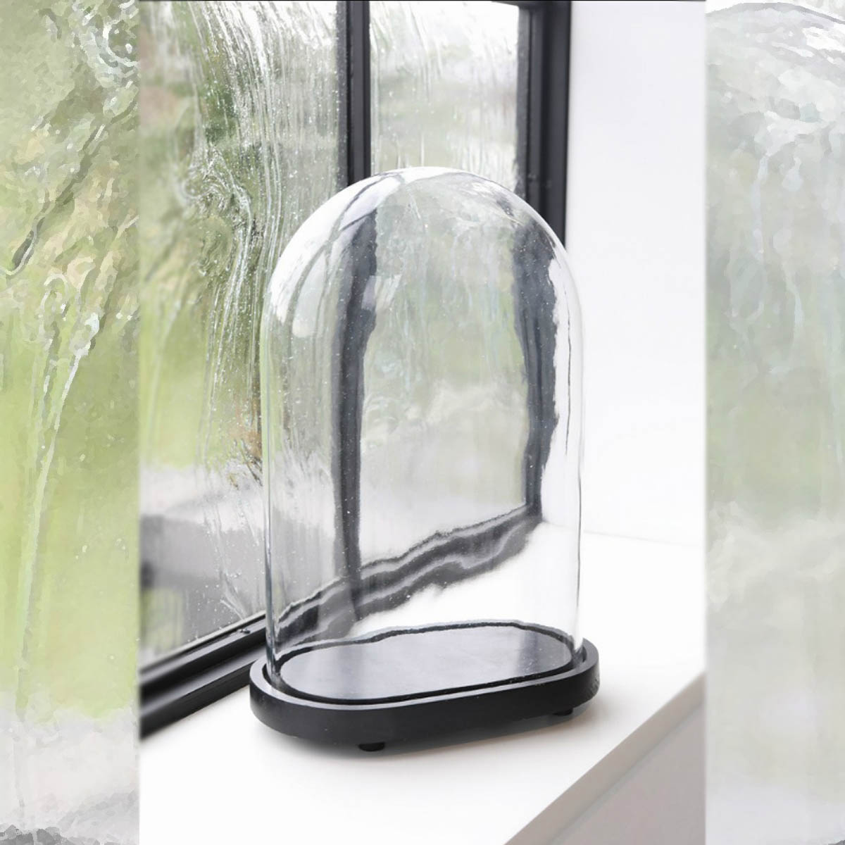 楽天市場】ガラスドーム ディスプレイドーム ガラスケース オーバル