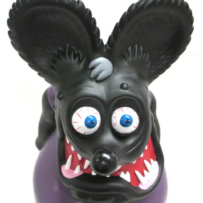 楽天市場】ラットフィンク ジャンボ コインバンク ブラック 貯金箱