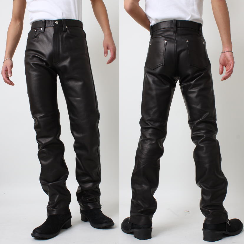 楽天市場】Freedom 日本製 レザーパンツ メンズ 本革 ブラック