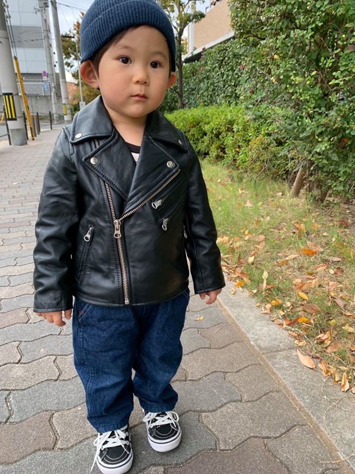 美品】ポロラルフローレン ラムレザー キッズライダース 楽天市場