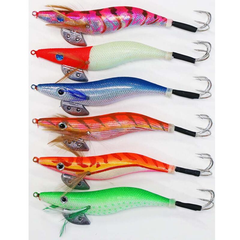 楽天市場】タコ 釣り タコエギ 3.5号 6種 6本 セット R20takoegi35h6A