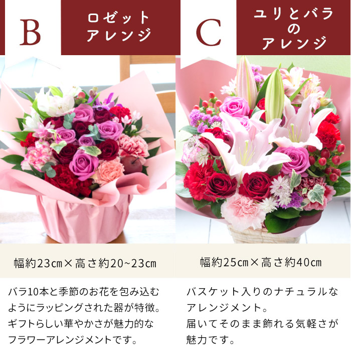 楽天市場】【最短翌日☆14時〆】誕生日 花 ギフト 豪華選べるバラの