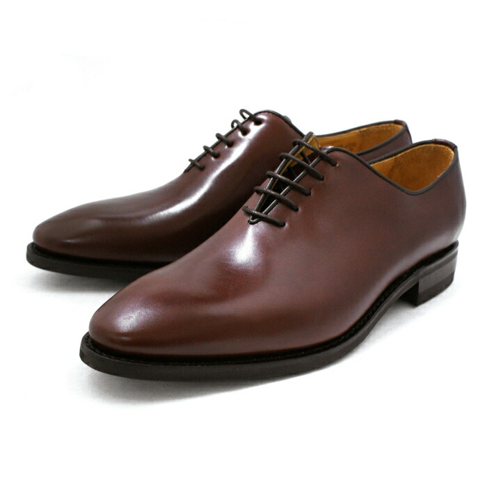 楽天市場】○○ バーウィック ホールカット 靴 ホールカット ブラウン