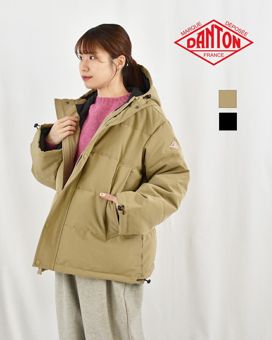 楽天市場】DANTON フーデッド ダウンジャケット ダントン レディース