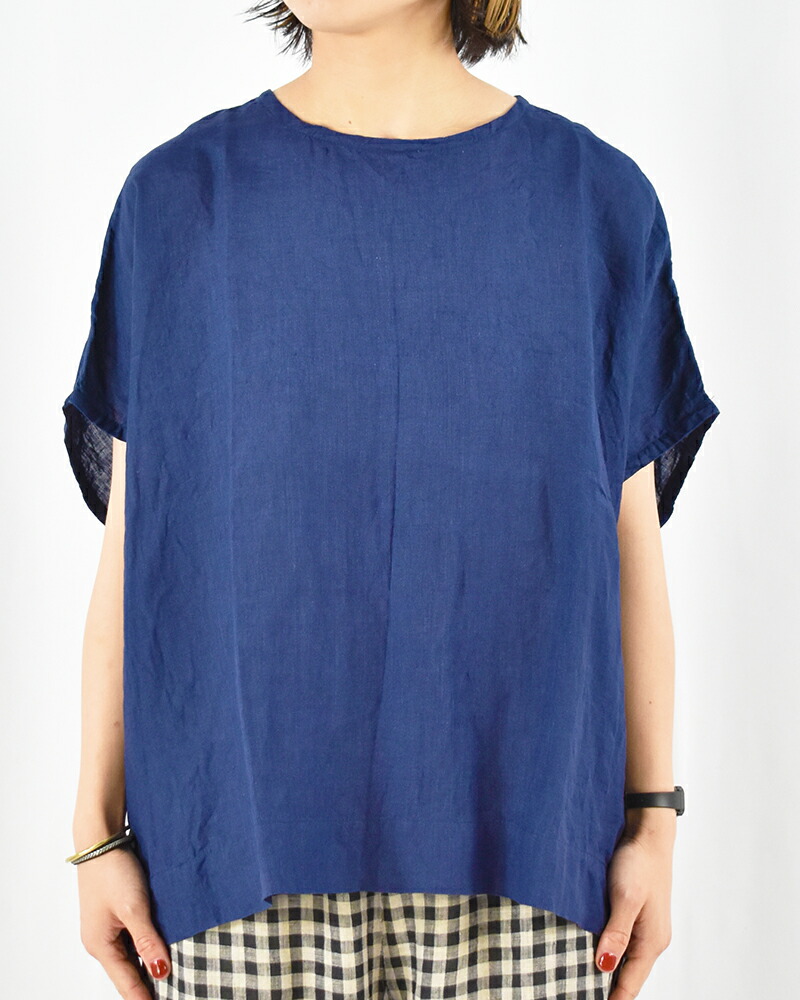 楽天市場】ICHI Antiquites インディゴ リネン プルオーバー イチ