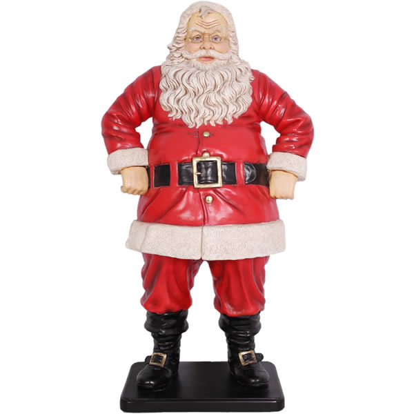 楽天市場】FRPオブジェ 陽気なサンタ 126cm/188cm【即納可】置物 人物