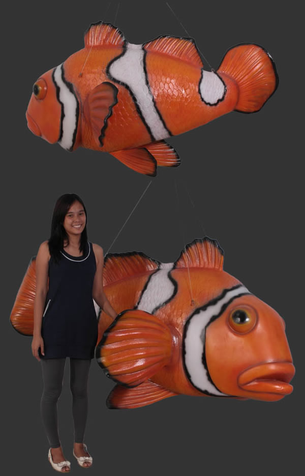 楽天市場】FRPアニマルオブジェ 巨大クマノミ・吊り下げタイプ置物