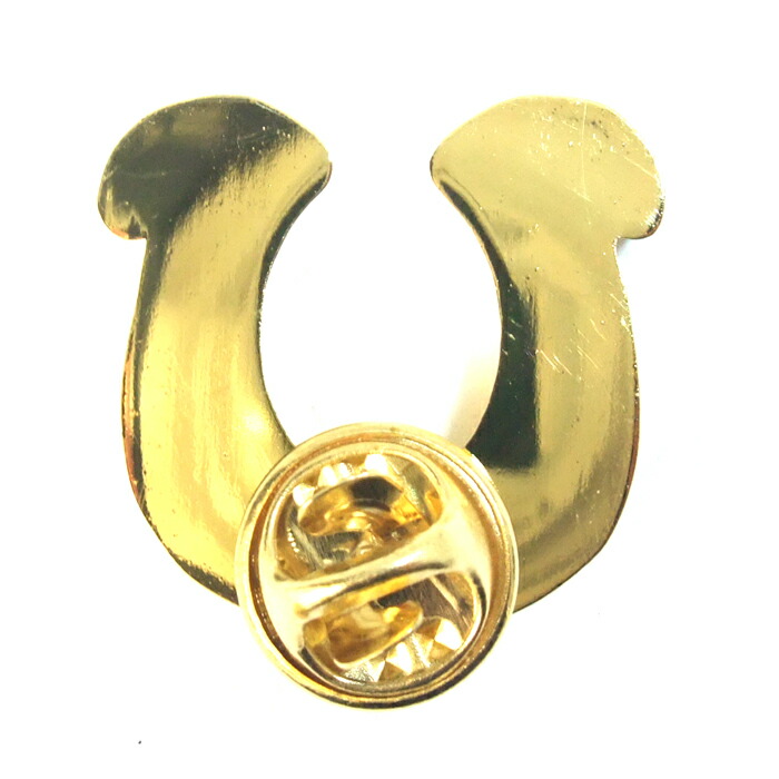 楽天市場】馬蹄モチーフピンバッジ バッチ ピンズ 蹄鉄 ラペルピン