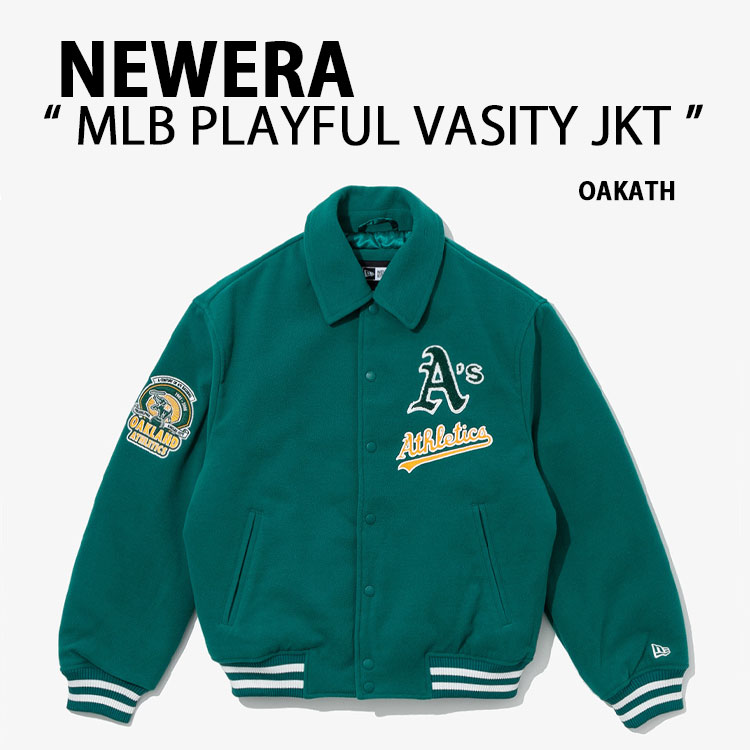 楽天市場】NEWERA ニューエラ スタジャン ブルゾン AP MLB PLAYFUL