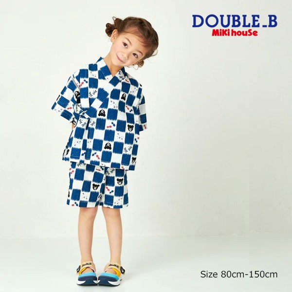 楽天市場】ミキハウス 甚平（ブランドダブルビー）（キッズ・ベビー