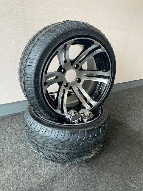 楽天市場】四輪バギー 14インチ 12本スポークアルミホイール&タイヤ 2