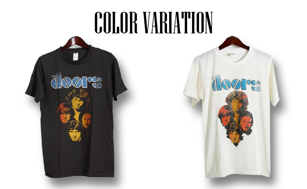 楽天市場】ヴィンテージ風 Doors Tシャツ ドアーズ ロックTシャツ
