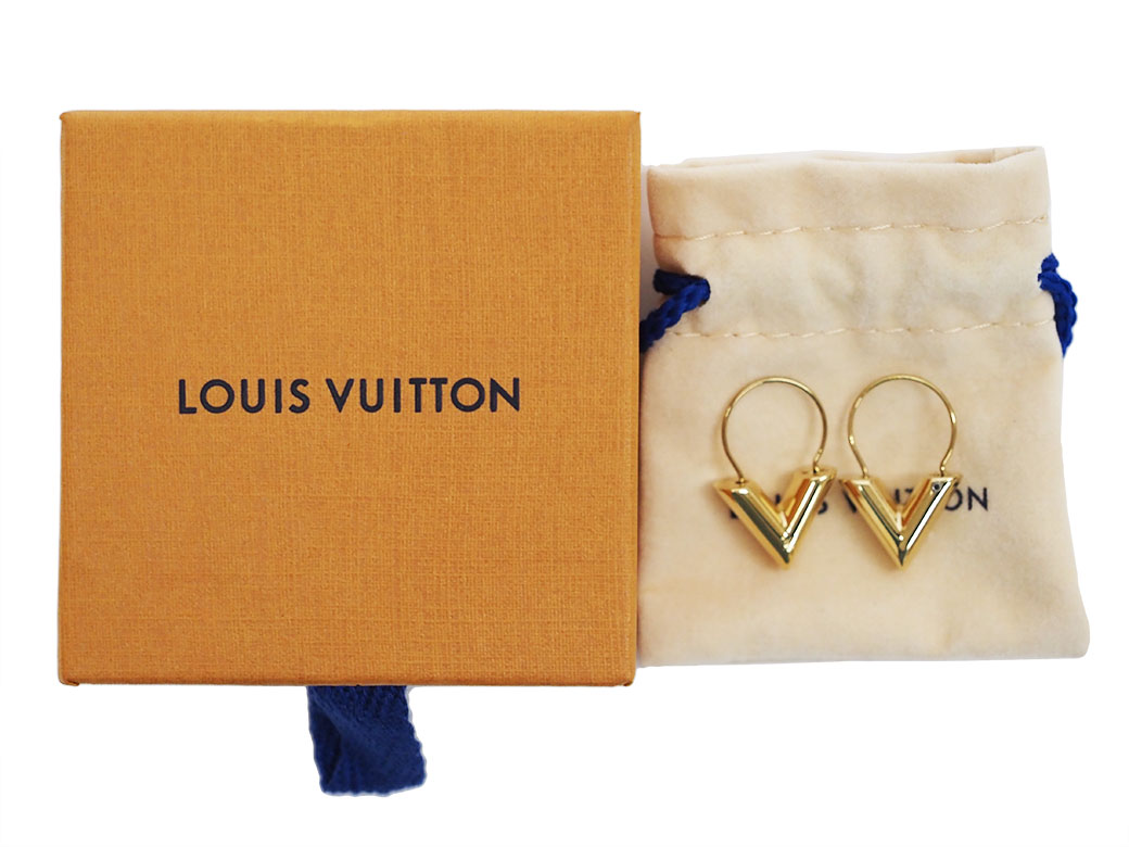 楽天市場】ルイヴィトン LOUIS VUITTON ピアス エセンシャルV M61088