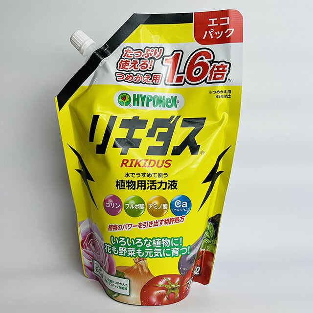楽天市場】リキダス エコパック720ml 詰め替え用 植物用活力液