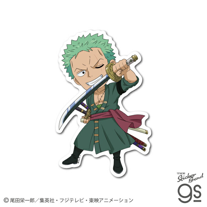 楽天市場】ワンピース ゾロ SD キャラクター ダイカットステッカー ONE