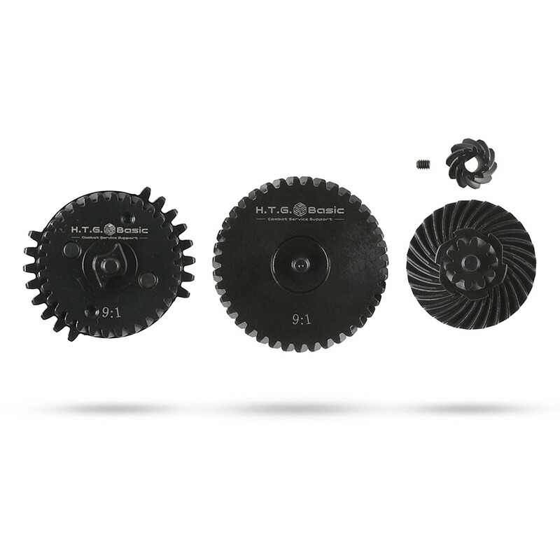 楽天市場】HTGベーシック スパイラル ヘリカルスチール ギアセット 9:1