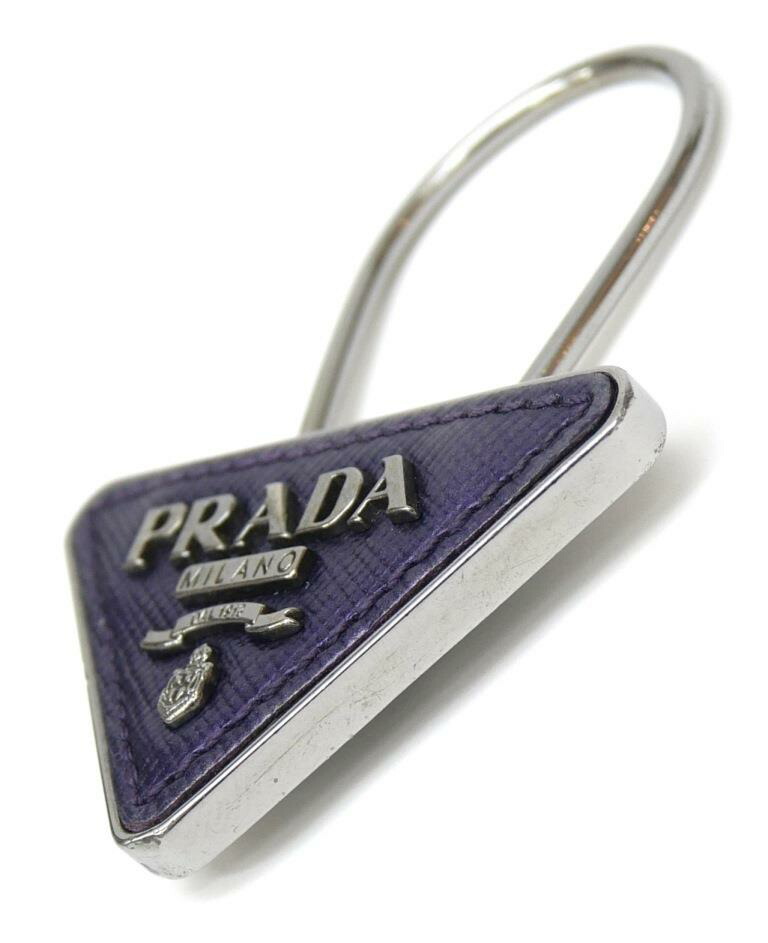 楽天市場】プラダ PRADA キーホルダー トライアングル キーリング