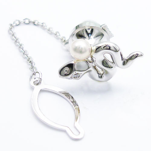 楽天市場】【MIKIMOTO ミキモト】美品 K18WG パール 4.6mm ピン