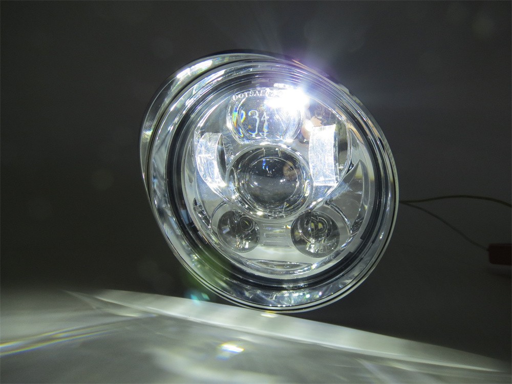 楽天市場】ハーレー用 4.5インチ LED ヘッドライト ブレットヘッド