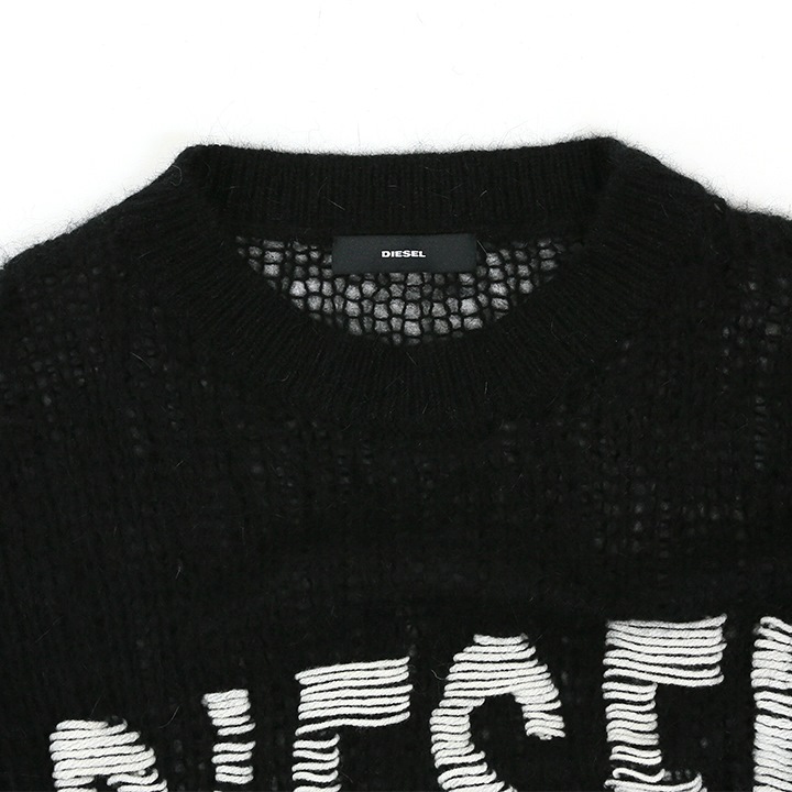 楽天市場】☆DIESEL ディーゼル レディース☆太糸ロゴ刺繍 アンゴラ混