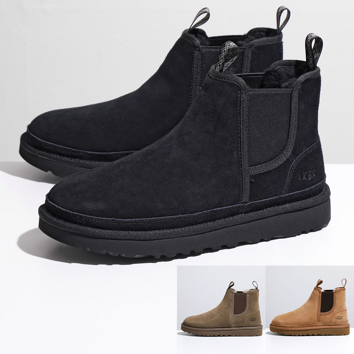 楽天市場】UGG アグ ムートンブーツ NEUMEL CHELSEA 1121644 メンズ