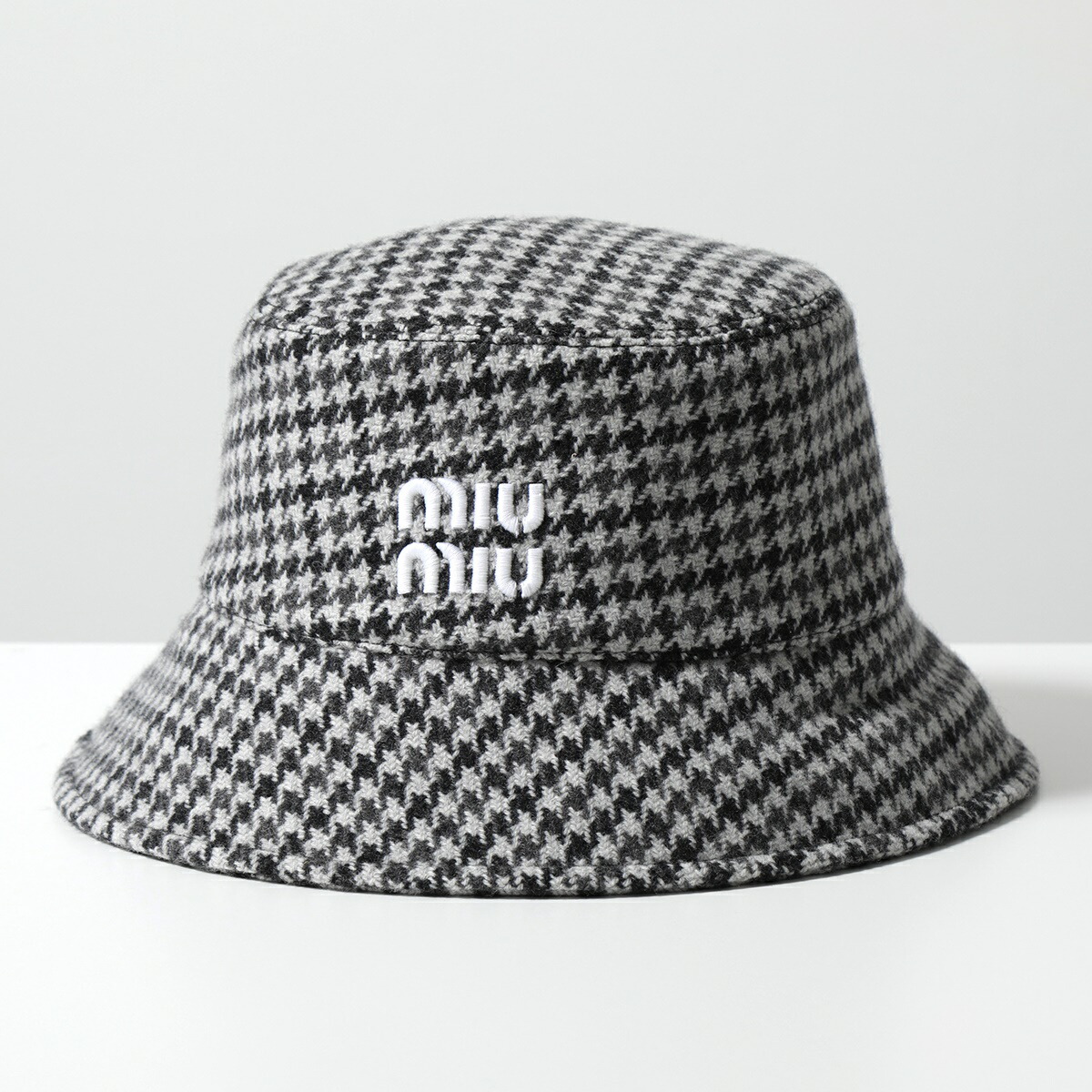 楽天市場】MIUMIU ミュウミュウ バケットハット 5HC196 2F87