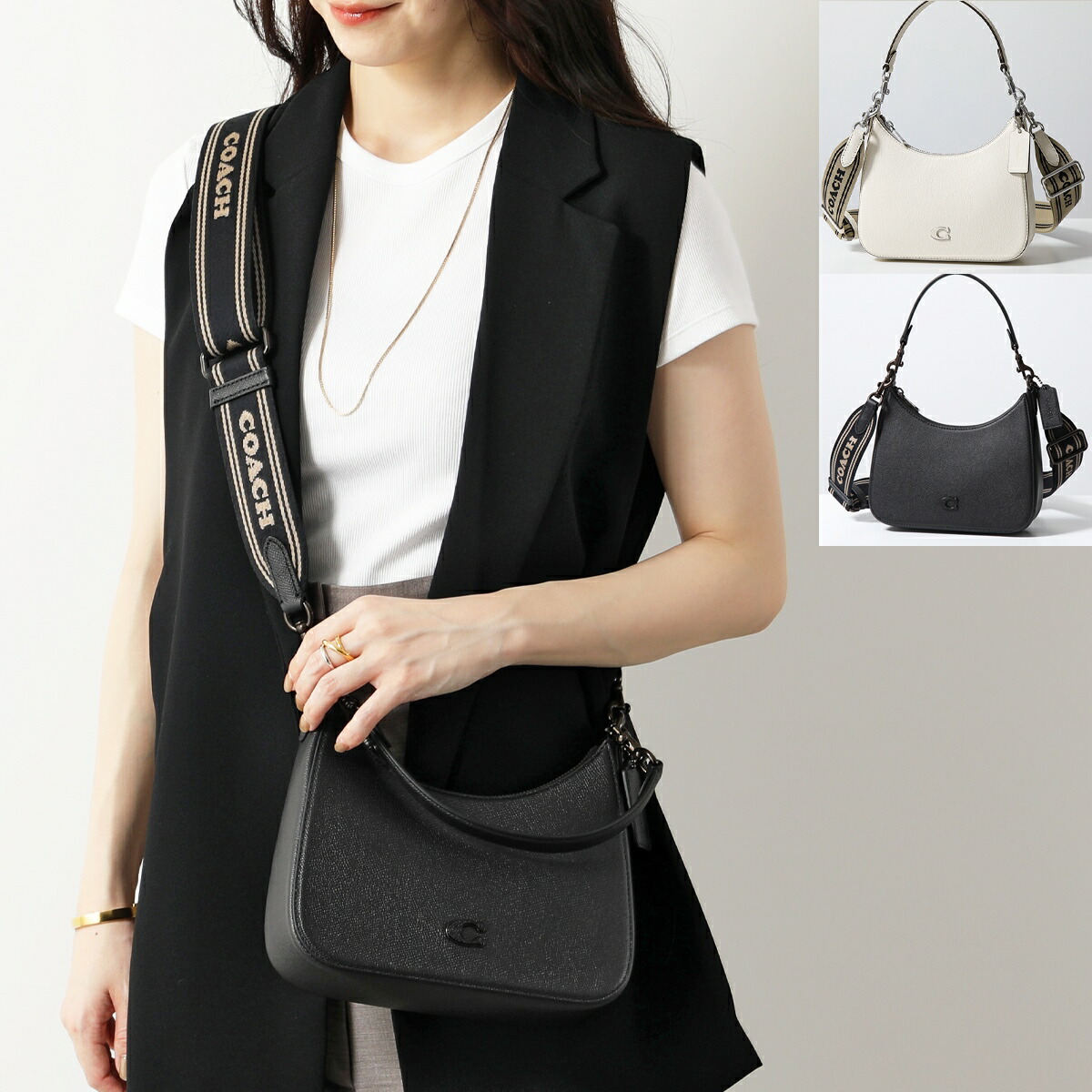 楽天市場】COACH コーチ ショルダーバッグ HOBO ホーボー CJ842