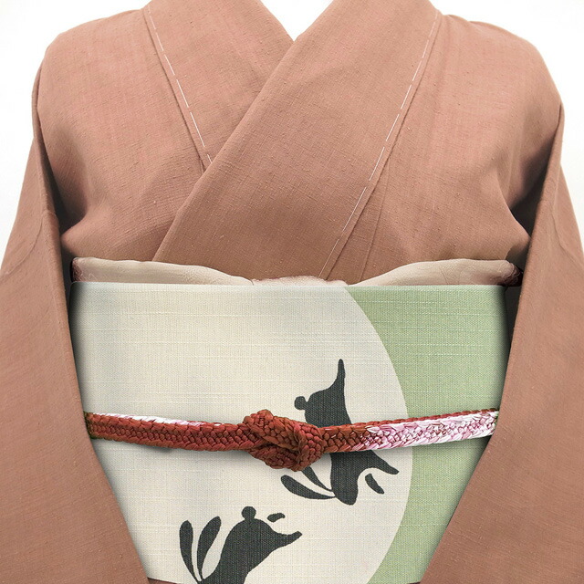 楽天市場】【新古品】 袋帯 全通 紬 正絹 染め帯 手染め くすみ