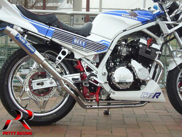 楽天市場】HONDA CBR400F 分割式 45π (爆) PRETTY管 マフラー