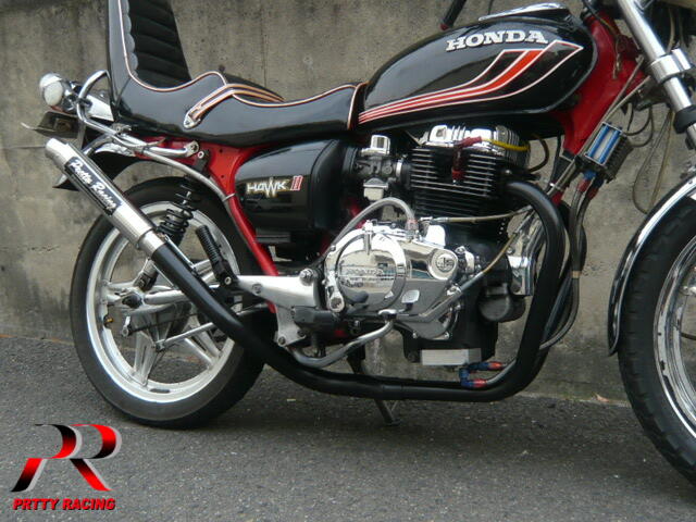 楽天市場】HONDA CB250T CB400T ホーク2 極 UPタイプ マフラー 50.8π